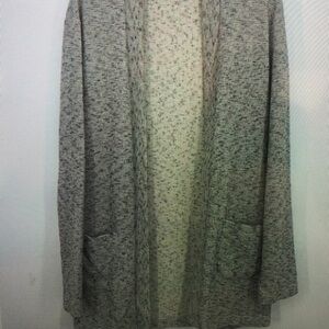 Gray Men's Cardigan Sweater